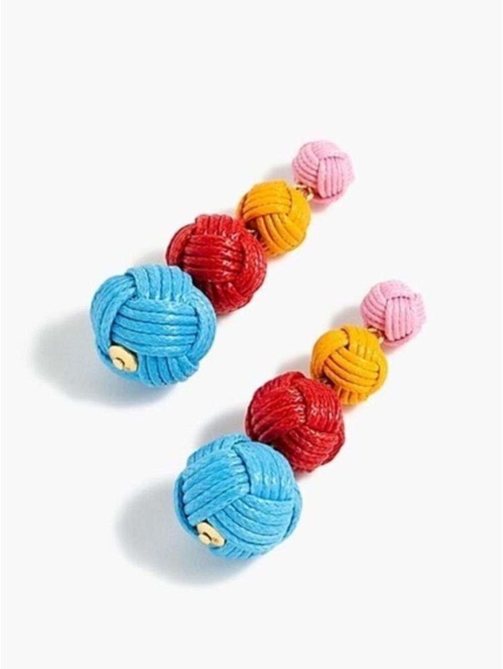 J.Crew Love Knot Drop Earrings